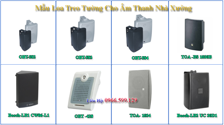 Loa hộp cho nhà xưởng