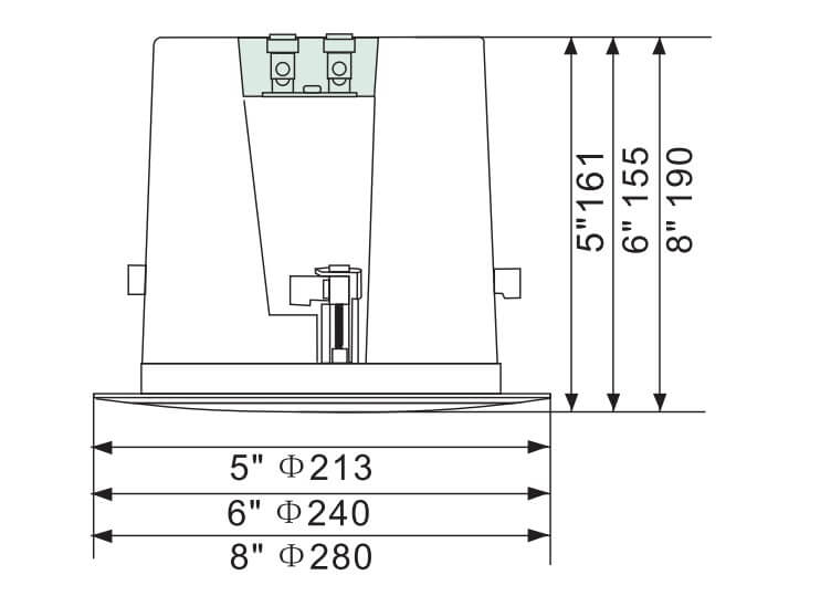 Loa âm trần cao cấp Aplus A-805V