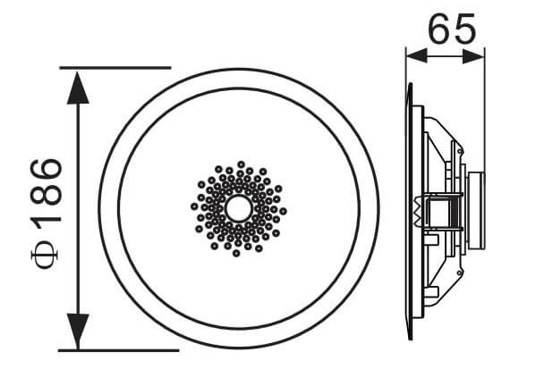 Loa âm trần giá rẻ Aplus A-502