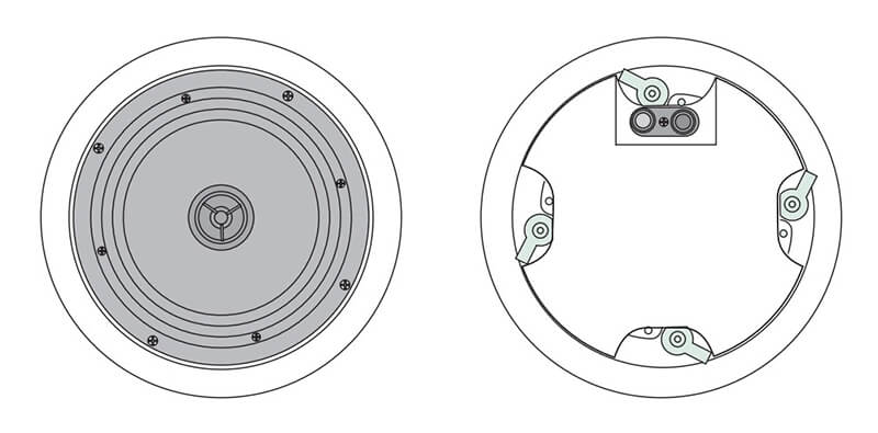 Loa âm trần nhập khẩu Aplus A-806V