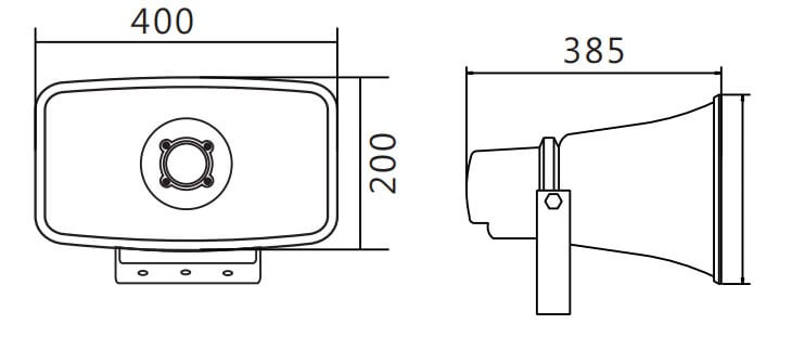 Loa phóng thanh chính hãng APlus A-HS40-V