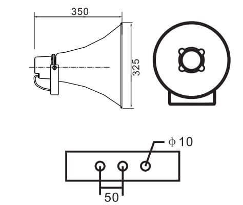 Loa phóng thanh giá rẻ Aplus A-H130T