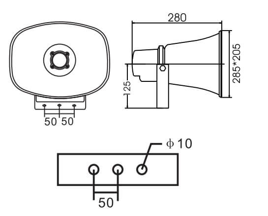 Loa phóng thanh giá rẻ Aplus A-H230
