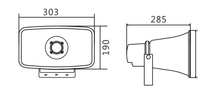 Loa phóng thanh giá rẻ Aplus A-HS25-V