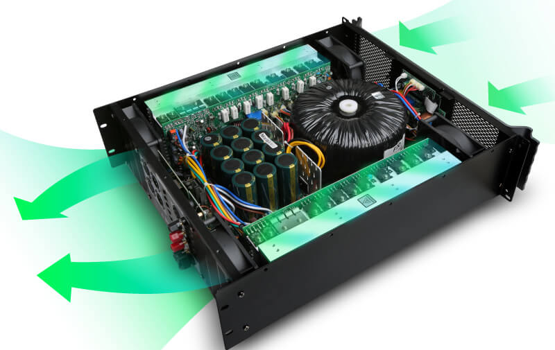 Mạch bên trong cục đẩy Aplus AD-3500