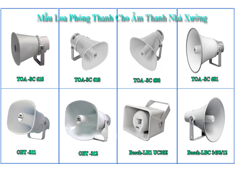 Loa phóng thanh lắp đặt tòa nhà