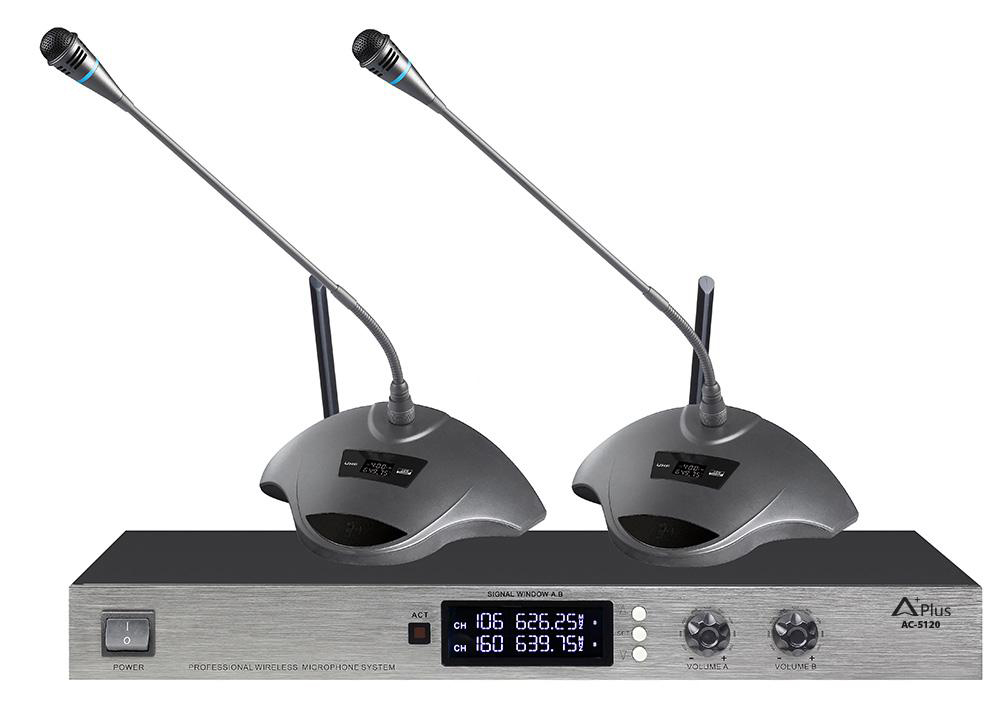 Micro hội nghị không dây 2 kênh Aplus AC-5120