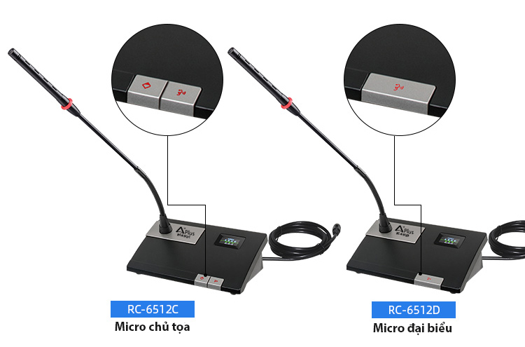 Micro chủ tọa Aplus RC-6621C