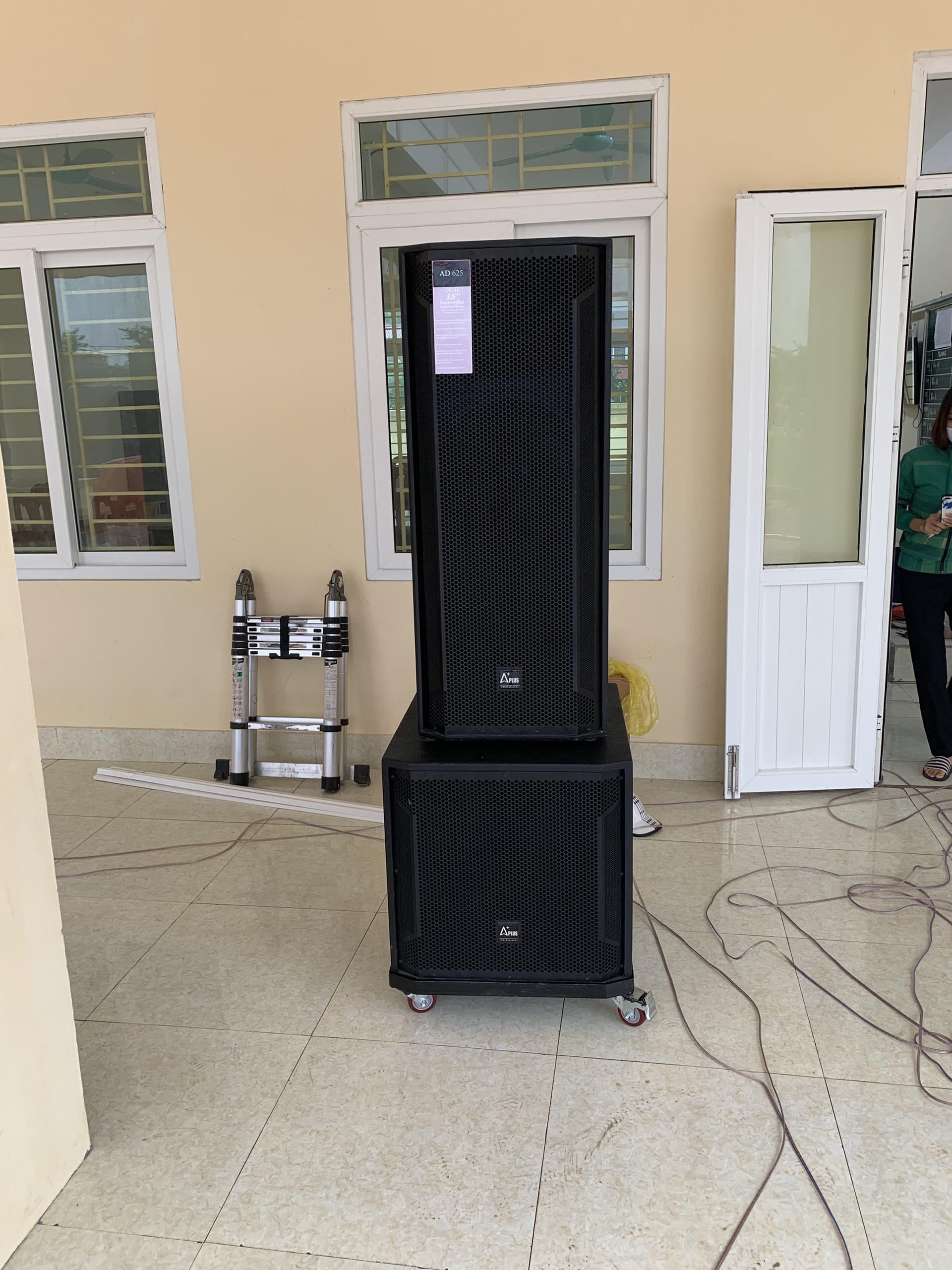 Lắp đặt âm thanh tại trường tiểu học phường Duy Minh