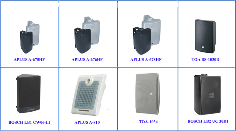Loa treo tường phòng học