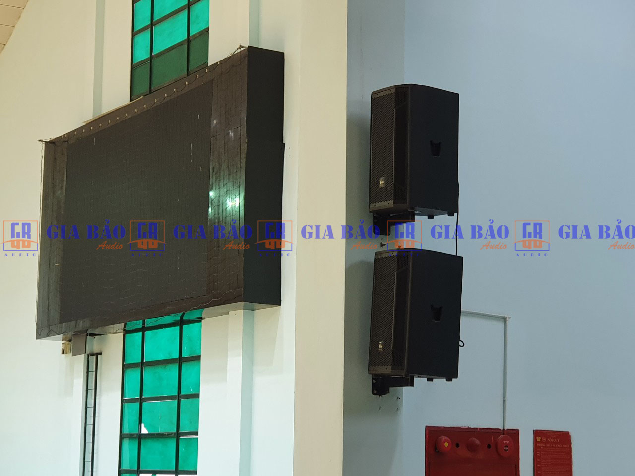 Hệ thống âm thanh nhà thi đấu chuyên nghiệp